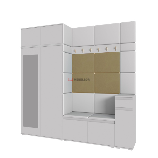 STARK Прихожая комплект панелей К-1 NEO 03 /Велюр Бежевый STARK Прихожая комплект панелей К-1 NEO 03 /Велюр Бежевый