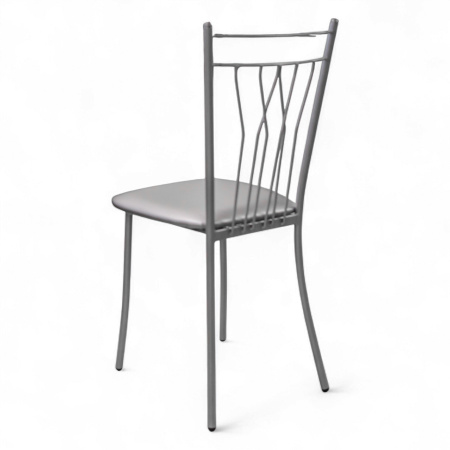 Стул ОНЕГА Лайт, металлик, винил №23 серебро Стул ОНЕГА Лайт, металлик, винил №23 серебро