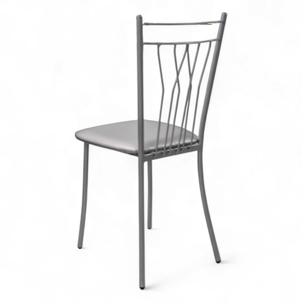 Стул ОНЕГА Лайт, металлик, винил №23 серебро Стул ОНЕГА Лайт, металлик, винил №23 серебро