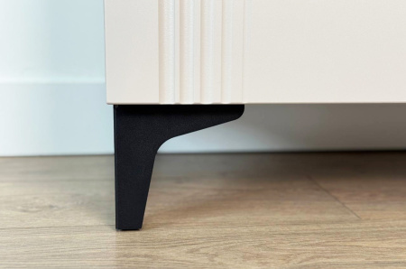 Тумба Рич кашемир/фрапучино матовый/черный Тумба Рич кашемир/фрапучино матовый/черный