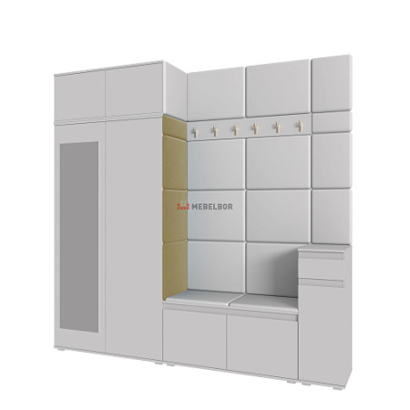 STARK Прихожая комплект панелей К-2 NEO 03 /Велюр Бежевый  STARK Прихожая комплект панелей К-2 NEO 03 /Велюр Бежевый