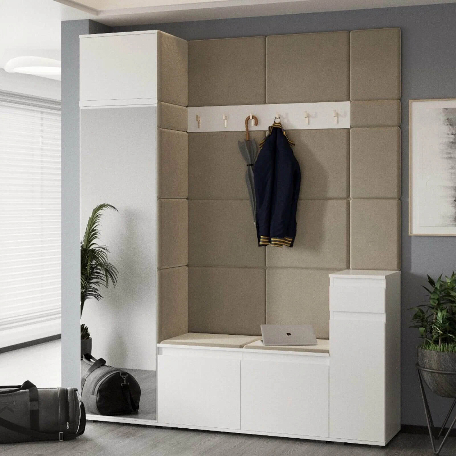 STARK Прихожая Антресоль 50/ Белый  STARK Прихожая Антресоль 50/ Белый