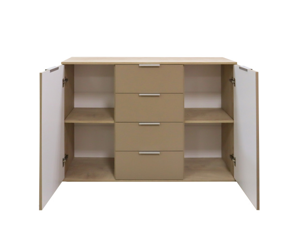 Сен-Дени Комод 1300 Дуб Эндгрейн/Вижн матовый Сен-Дени Комод 1300 Дуб Эндгрейн/Вижн матовый