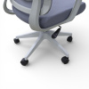 Кресло офисное OM658G поролон+ сетка, серый 56x50x103-113 см