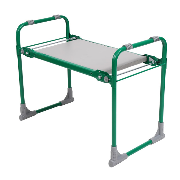 Скамейка садовая с мягким сиденьем,зеленая (арт. СКМ/3) Скамейка садовая с мягким сиденьем,зеленая (арт. СКМ/3)