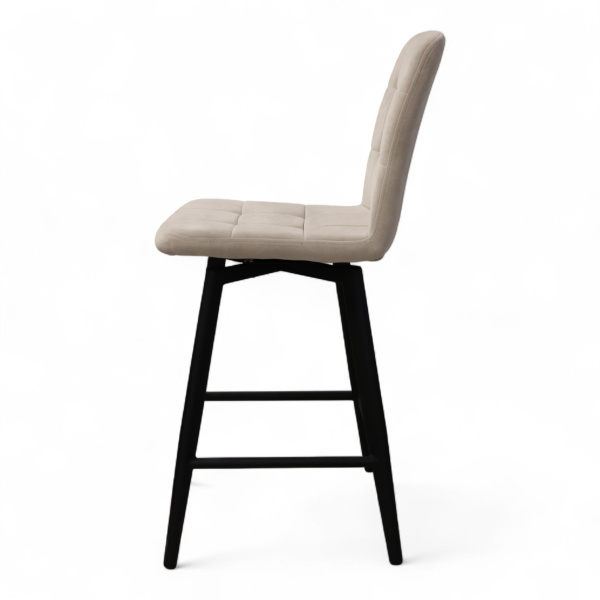 Стул Абсент NEW ПОЛУБАРНЫЙ Поворотный, Т170 бежевый+нога 360F47 60см (Черный) Стул Абсент NEW ПОЛУБАРНЫЙ Поворотный, Т170 бежевый+нога 360F47 60см (Черный)