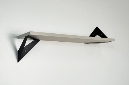 Полка навесная Рич кашемир/черный Полка навесная Рич кашемир/черный