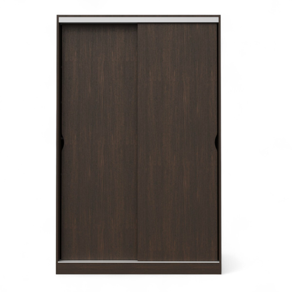 Шкаф-купе Клэр 1400х597х2200 с ящ/венге-хром Шкаф-купе Клэр 1400х597х2200 с ящ/венге-хром