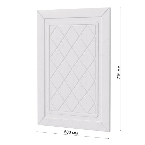 Фасад РОМБ белый 500 Фасад РОМБ белый 500