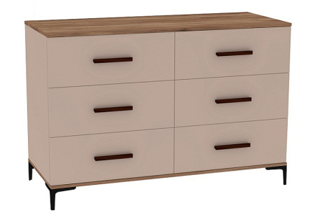 Кара 4 Комод Дуб Табачный Craft/Велюр Кара 4 Комод Дуб Табачный Craft/Велюр