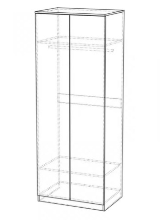 Шкаф 2-х дверный Римини