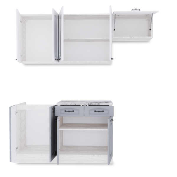 Кухня РАВЕННА 1,4м (со столеш,без мойки) Кухня РАВЕННА 1,4м (со столеш,без мойки)