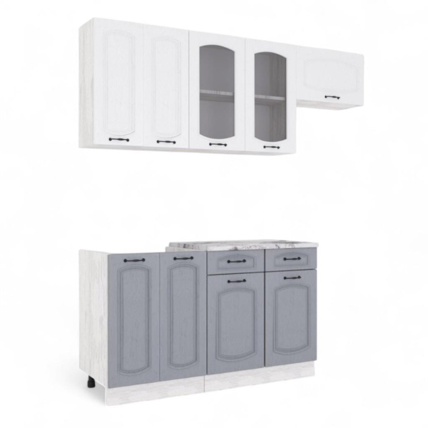 Кухня РАВЕННА 1,4м (со столеш,без мойки) Кухня РАВЕННА 1,4м (со столеш,без мойки)