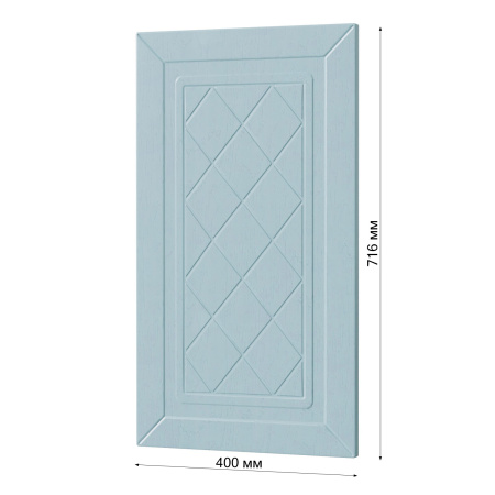 Фасад РОМБ голубой 400