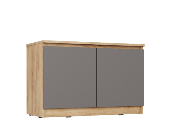 СИТИ Прихожая ТПр-12 Тумба для прихожей/524х804х380/ Серый Графит/Дуб крафт Золотой СИТИ Прихожая ТПр-12 Тумба для прихожей/524х804х380/ Серый Графит/Дуб крафт Золотой