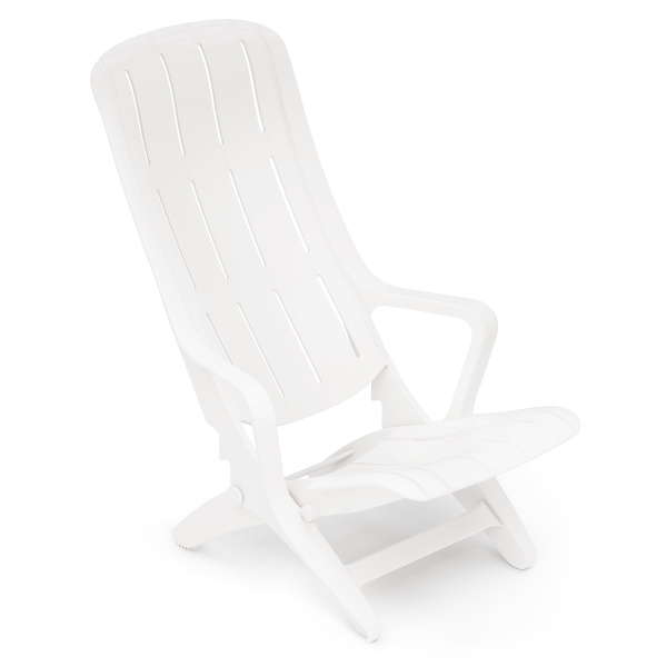 Шезлонг 1920х620х320мм (белый)  Шезлонг 1920х620х320мм (белый)