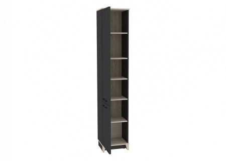 Aurelio 11 (гостиная) Шкаф для белья (02) (Антрацит/Блэквуд Сатиновый) Aurelio 11 (гостиная) Шкаф для белья (02) (Антрацит/Блэквуд Сатиновый)