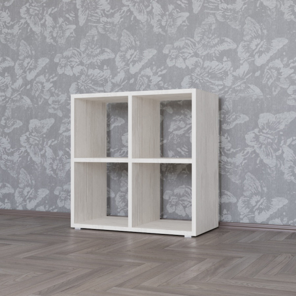 КОРИНН  Стеллаж 2 х 2 ячейки / Сосна лофт  КОРИНН  Стеллаж 2 х 2 ячейки / Сосна лофт