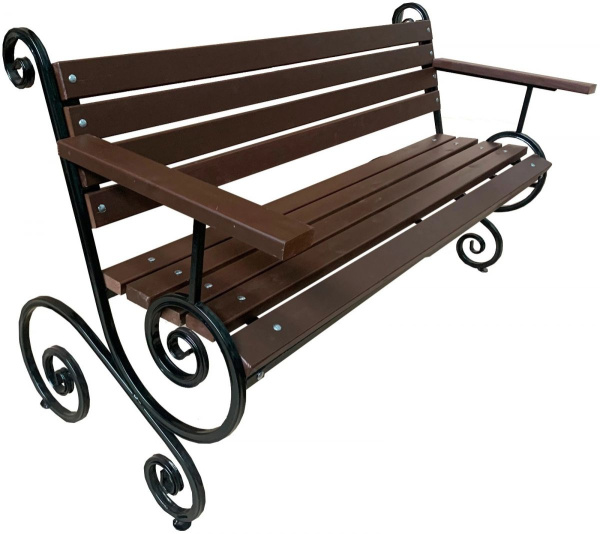 Лавочка  садовая Шарм ЛШ-150, разборная 1,5м, без подлокотников Лавочка  садовая Шарм ЛШ-150, разборная 1,5м, без подлокотников