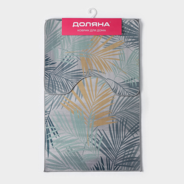 Набор ковриков для ванны и туалета 2 шт 50х80, 40х50 см