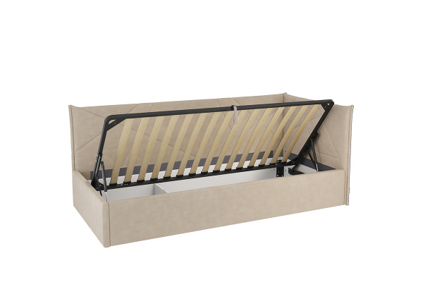 Кровать (Тахта) Бест 900*2000 Капучино (велюр) Кровать (Тахта) Бест 900*2000 Капучино (велюр)