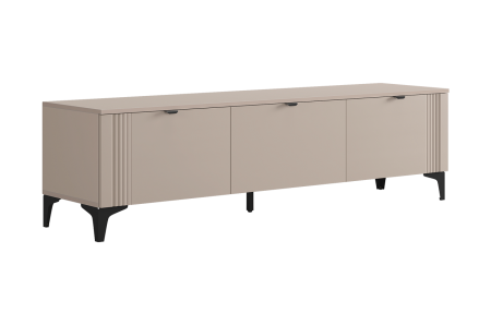 Тумба 2 Рич кашемир/фрапучино матовый/черный Тумба 2 Рич кашемир/фрапучино матовый/черный