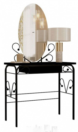 Стол туалетный Версаль ММД 303 Черный/Венге Стол туалетный Версаль ММД 303 Черный/Венге