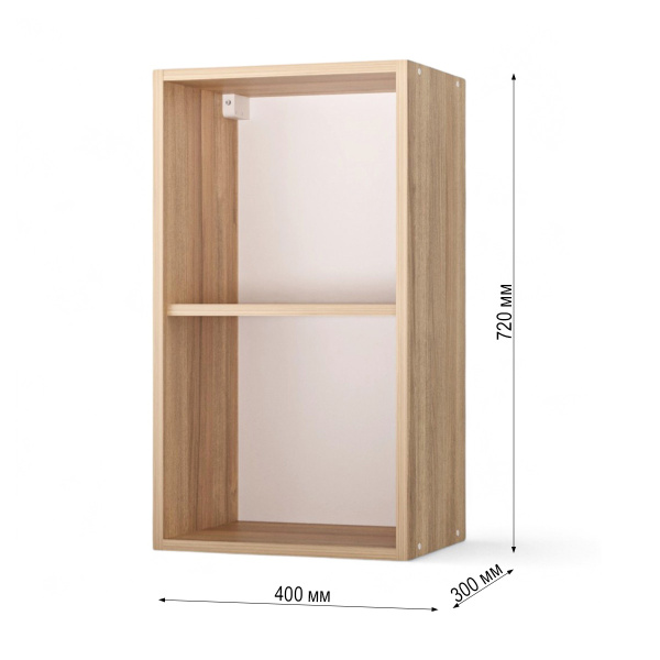 НОВА Корпус шкафа настенного 1-но дверного 400 / Дуб сонома НОВА Корпус шкафа настенного 1-но дверного 400 / Дуб сонома
