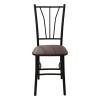 Стул Трилогия (черный, к/з Коричневый 130) Стул Трилогия (черный, к/з Коричневый 130)