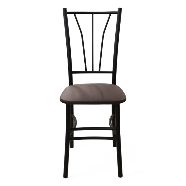 Стул Трилогия (черный, к/з Коричневый 130) Стул Трилогия (черный, к/з Коричневый 130)