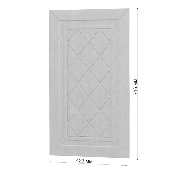 Фасад РОМБ серый 423 на угловой верх