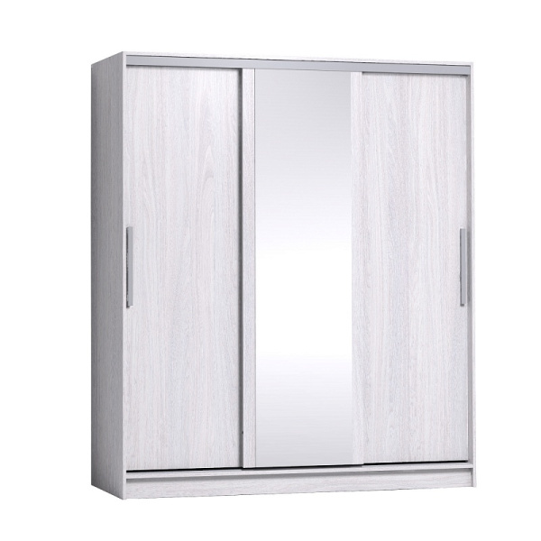 Шкаф-купе Strike 1800 3 дв Зеркало/Стандарт/Ясень Анкор светлый Шкаф-купе Strike 1800 3 дв Зеркало/Стандарт/Ясень Анкор светлый