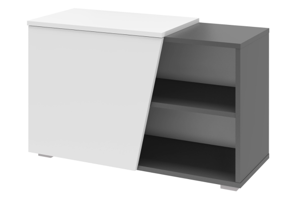 Тумба для обуви Одри Черный графит Тумба для обуви Одри Черный графит