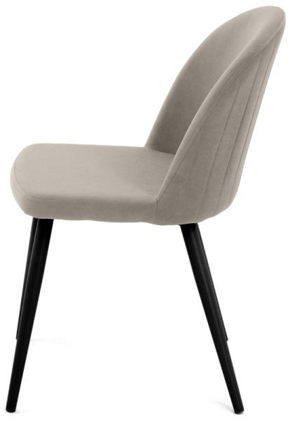 Стул Капри-3, Т170 (бежевый)+нога 1R32 (черный) Стул Капри-3, Т170 (бежевый)+нога 1R32 (черный)