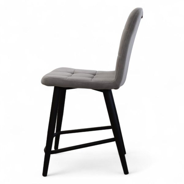 Стул Абсент NEW ПОЛУБАРНЫЙ , Т180 светло-серый+нога 1R38 Bh500 полубарный мини черный Стул Абсент NEW ПОЛУБАРНЫЙ , Т180 светло-серый+нога 1R38 Bh500 полубарный мини черный