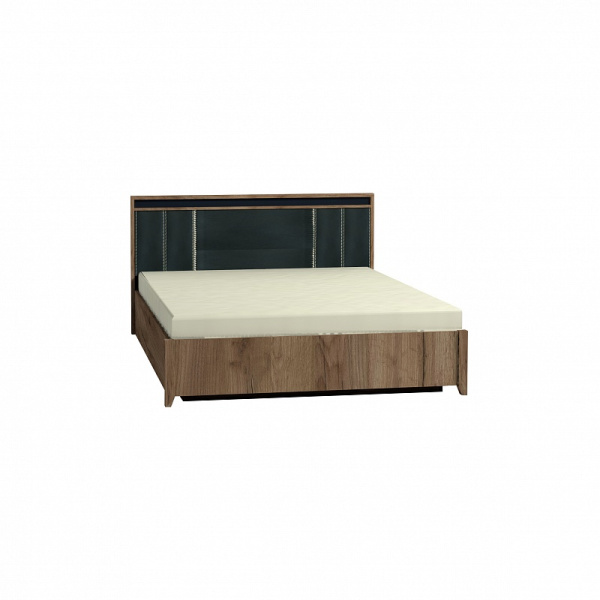 Nature 308 Кровать Люкс 1400*2000 +основание 1400*2000  Металл Гаскон Пайн-Черный Nature 308 Кровать Люкс 1400*2000 +основание 1400*2000  Металл Гаскон Пайн-Черный