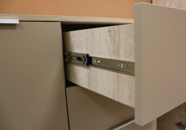 Сен-Дени Комод 1300 Дуб Эндгрейн/Вижн матовый Сен-Дени Комод 1300 Дуб Эндгрейн/Вижн матовый