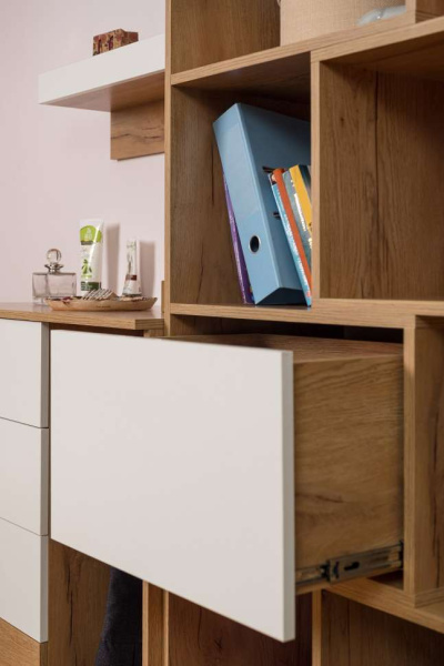 Стеллаж-трансформер Лойс 95 Дуб золотистый/ Графит Стеллаж-трансформер Лойс 95 Дуб золотистый/ Графит