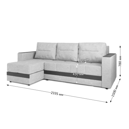 Диван угловой Лидер 10 М-1082-8 Диван угловой Лидер 10 М-1082-8