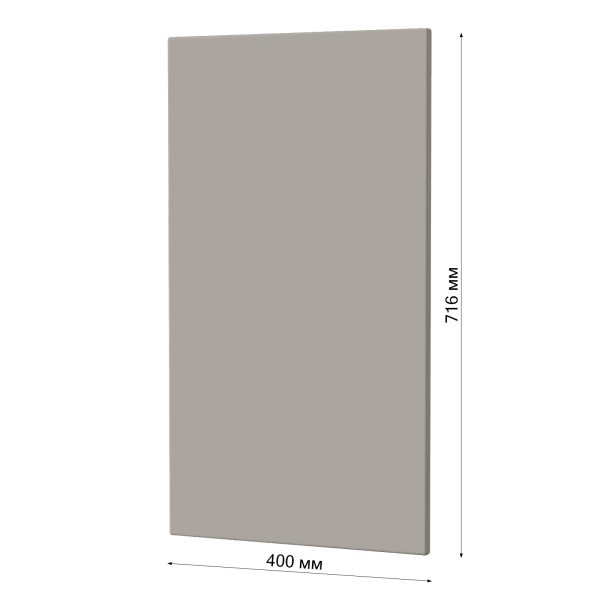 Фасад СЕРЫЙ МАТОВЫЙ 400 Фасад СЕРЫЙ МАТОВЫЙ 400