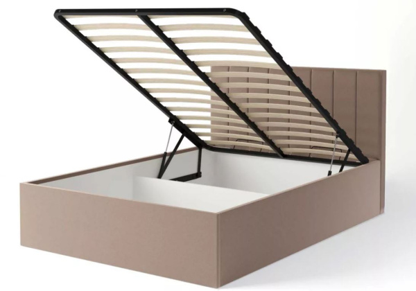 Кровать с подъемным механизмом Аврора 140*200 Капучино